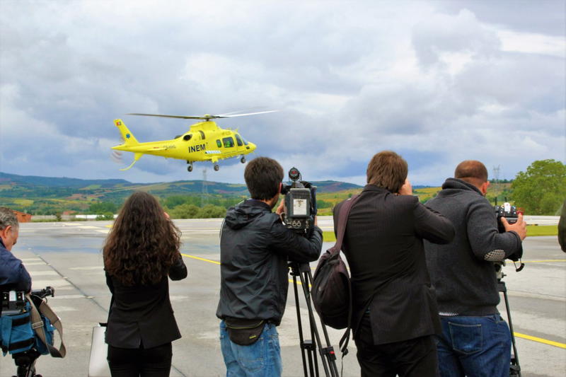 Helicóptero em Macedo, fotografia 1 de 36