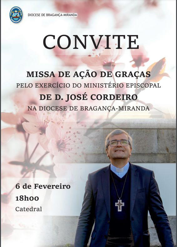 D. José Cordeiro despede-se da diocese Bragança-Miranda