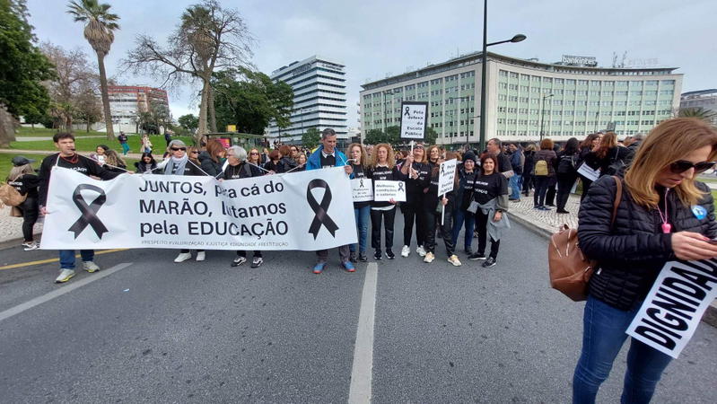 Professores transmontanos juntam-se aos colegas em Lisboa