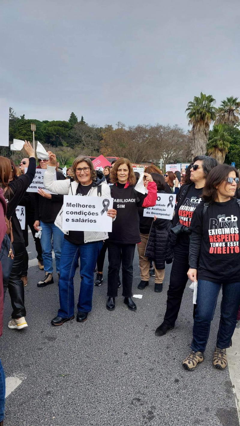 Professores transmontanos juntam-se aos colegas em Lisboa