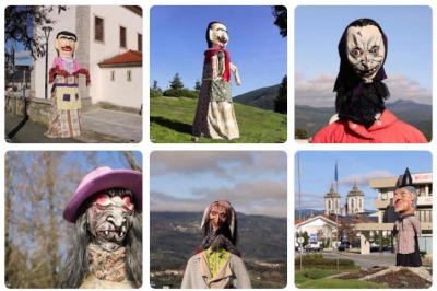 Desfile das carranhosas é tradição em Ribeira de Pena e atrai curiosos
