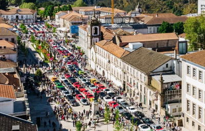 Encontro de supercarros desportivos em Vila Real.