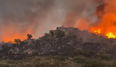 Mais de 100 operacionais combatem fogo no concelho de Torre de Moncorvo