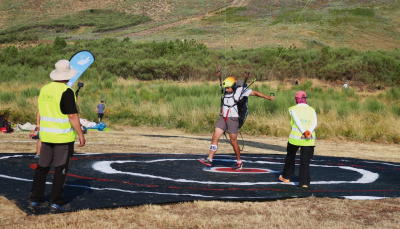 A Serra do Larouco foi o epicentro espanhol do parapente de precisão.