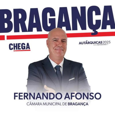 Fernando Afonso é candidato do Chega à Câmara de Bragança