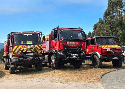 Fogo dominado nas três frentes de Ribeira de Pena