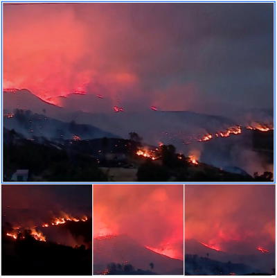 Incêndios: Populares unidos em Paredes para travar fogo que desceu a serra do Alvão