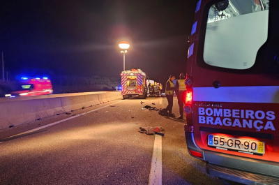 A4 cortada em Bragança devido a acidente que causou um morto