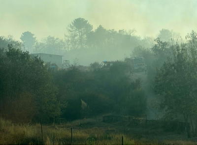 Fogo que deflagrou na segunda-feira em Chaves está em conclusão