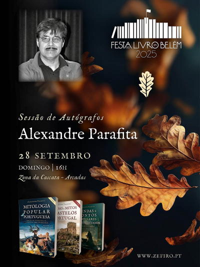 Alexandre Parafita vai estar na Festa do Livro no Palácio de Belém