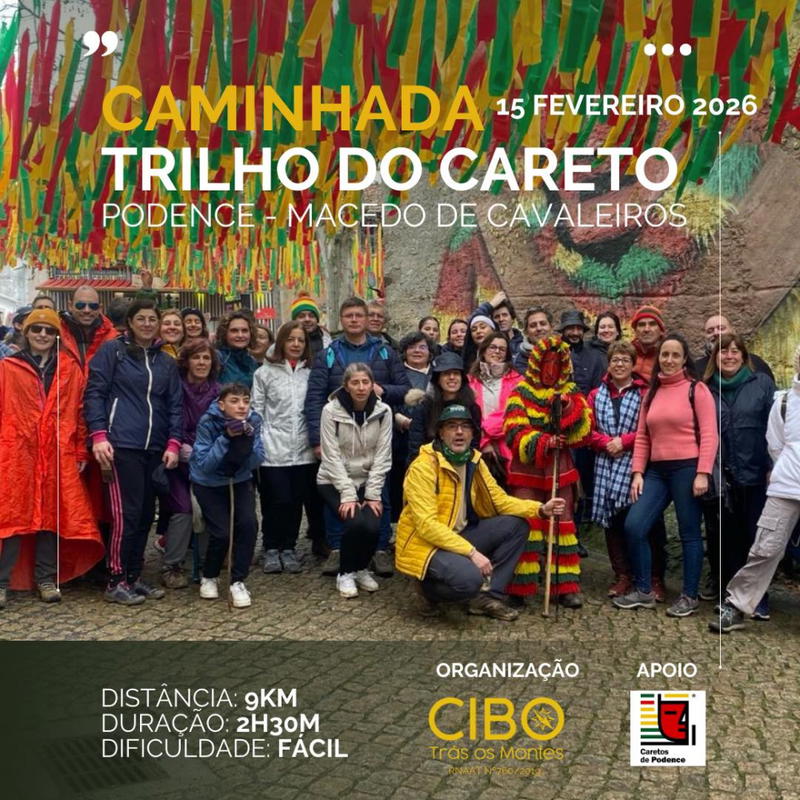 Entrudo Chocalheiro de 14 a 17 de fevereiro 2026
