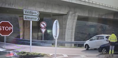 Troço da A24 em Lamego cortado devido a derrocada