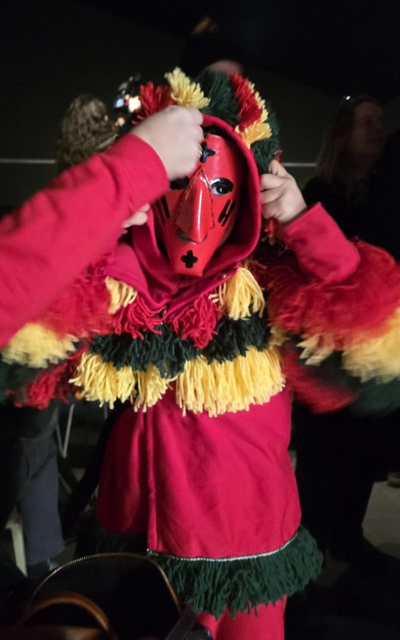 O carnaval de Podence arrancou com belo dia de sol e muitos visitantes