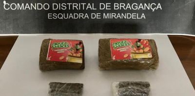 PSP detém jovem em Mirandela na posse de mais de 360 doses de haxixe