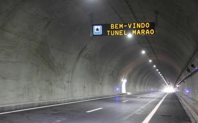 Túnel do Marão atravessado por 45 milhões de veículos numa década