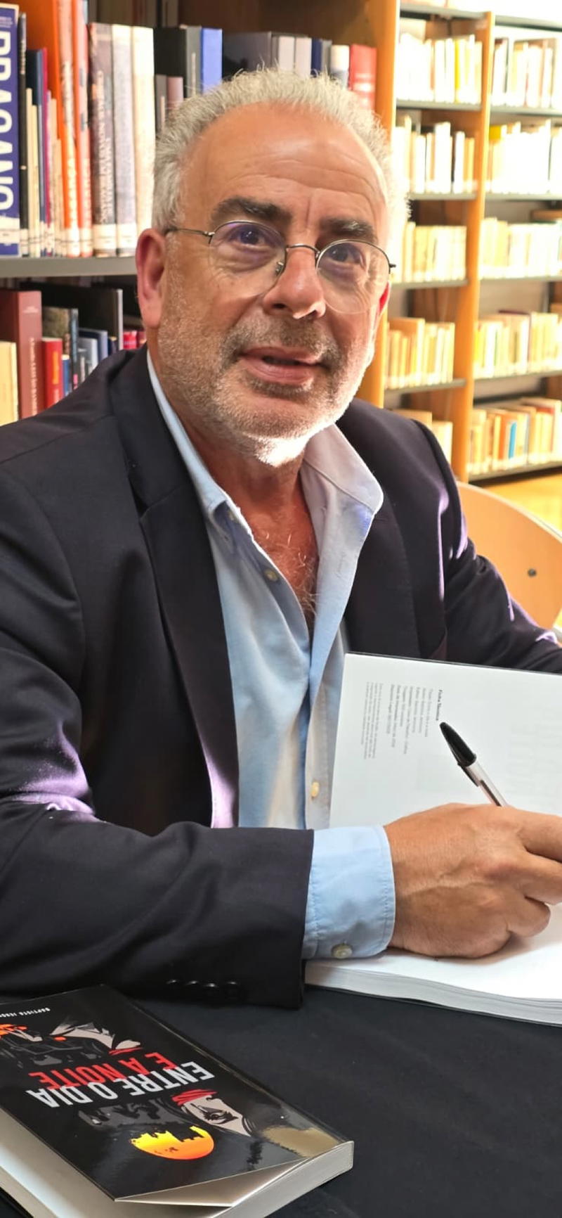 Lançamento do livro “Entre o Dia e a Noite” de Baptista Jerónimo.