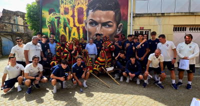 Seleções Sub-16 visitam Podence durante o Torneio de Desenvolvimento da UEFA