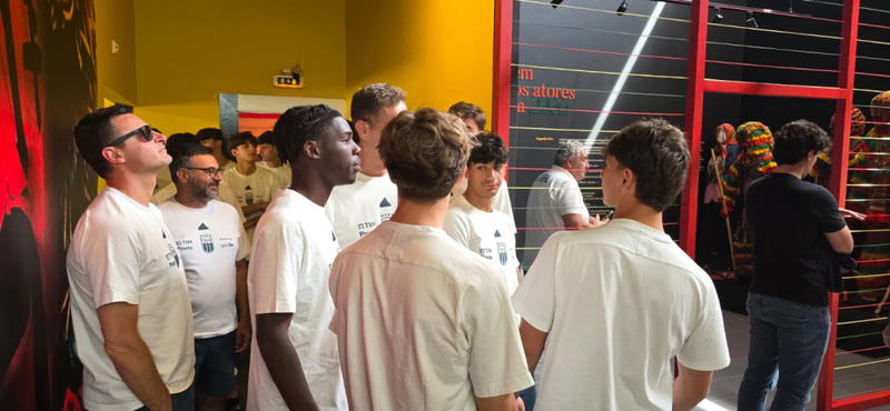 Seleções Sub-16 visitam Podence durante o Torneio de Desenvolvimento da UEFA