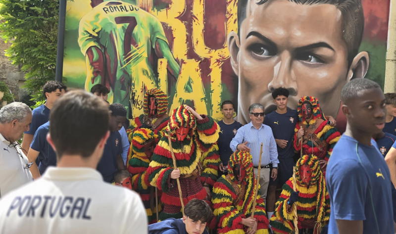 Seleções Sub-16 visitam Podence durante o Torneio de Desenvolvimento da UEFA