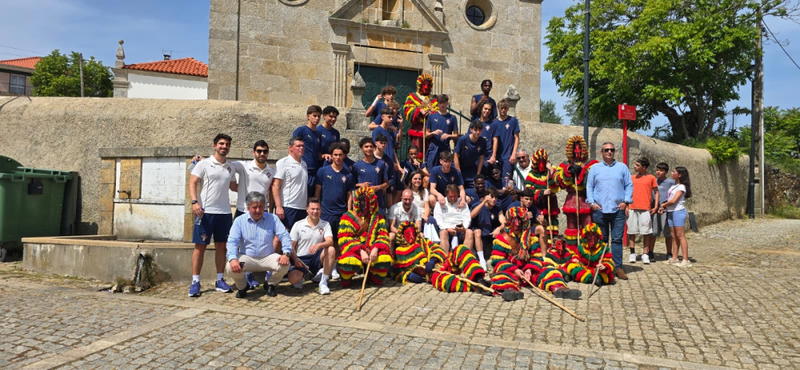 Seleções Sub-16 visitam Podence durante o Torneio de Desenvolvimento da UEFA