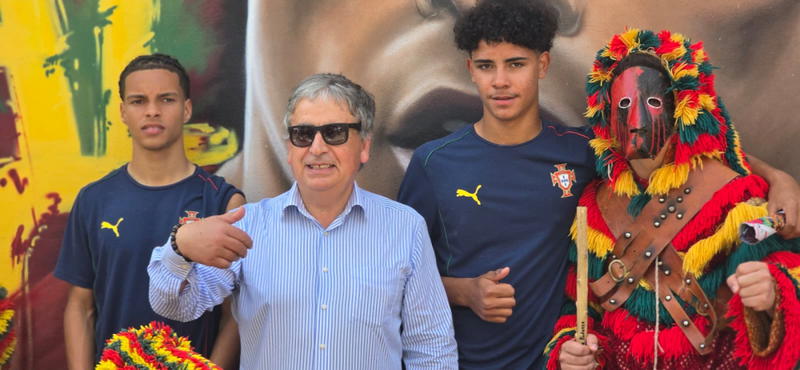 Seleções Sub-16 visitam Podence durante o Torneio de Desenvolvimento da UEFA