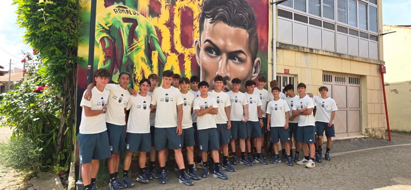 Seleções Sub-16 visitam Podence durante o Torneio de Desenvolvimento da UEFA