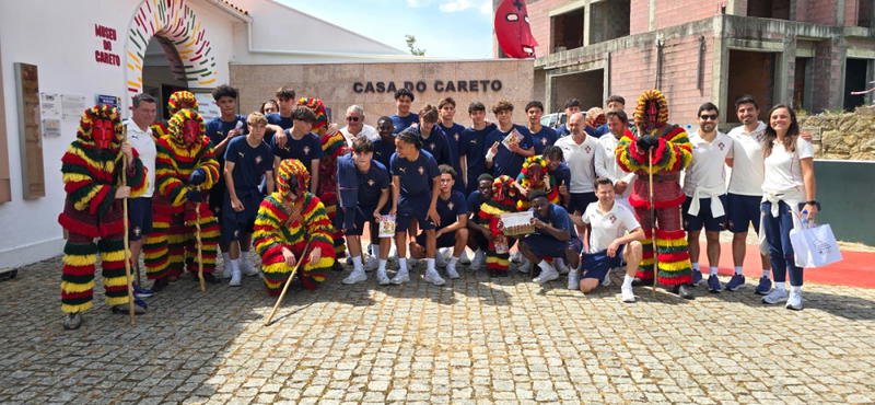 Seleções Sub-16 visitam Podence durante o Torneio de Desenvolvimento da UEFA