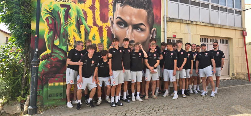 Seleções Sub-16 visitam Podence durante o Torneio de Desenvolvimento da UEFA