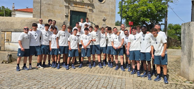 Seleções Sub-16 visitam Podence durante o Torneio de Desenvolvimento da UEFA