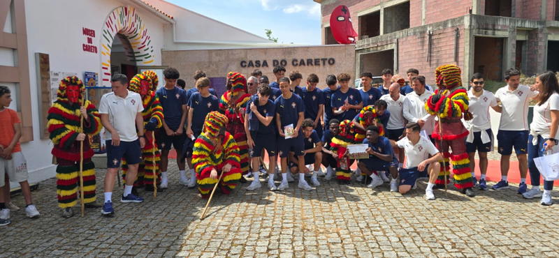 Seleções Sub-16 visitam Podence durante o Torneio de Desenvolvimento da UEFA