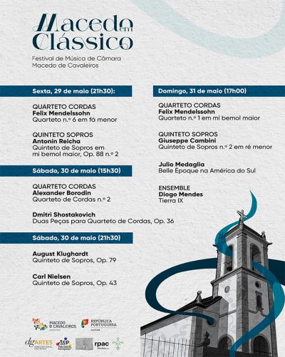 Macedo de Cavaleiros tem pela primeira vez festival dedicado à música clássica