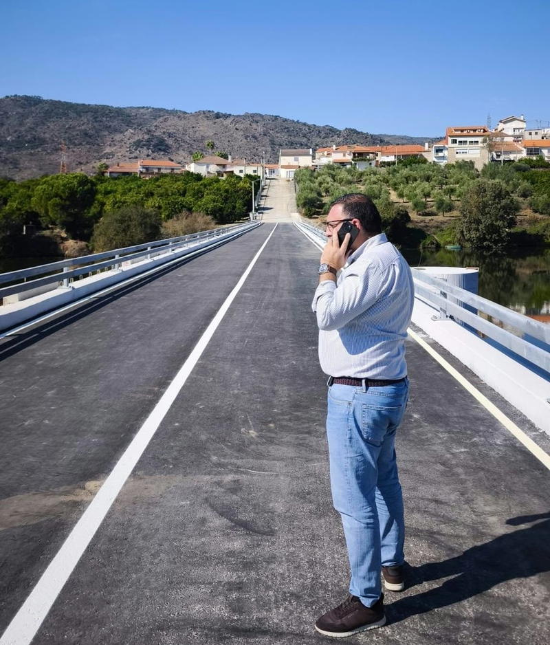 Ponte da Foz do Sabor em Torre de Moncorvo reaberta a veículos