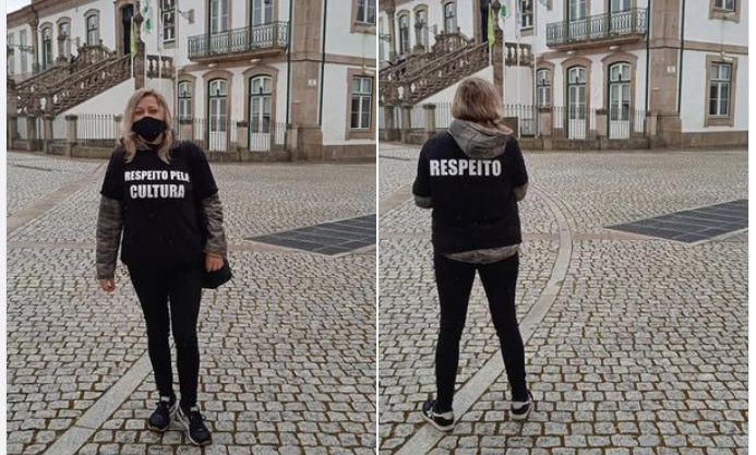 Artista faz protesto simbólico em Vila Real contra "desvalorização" de obra