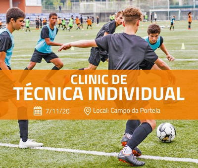Clinic de Desenvolvimento Técnico Individual de jogadores de futebol