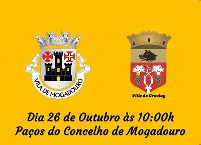 Mogadouro assina hoje a 2ª parte da carta de geminação de Groslay