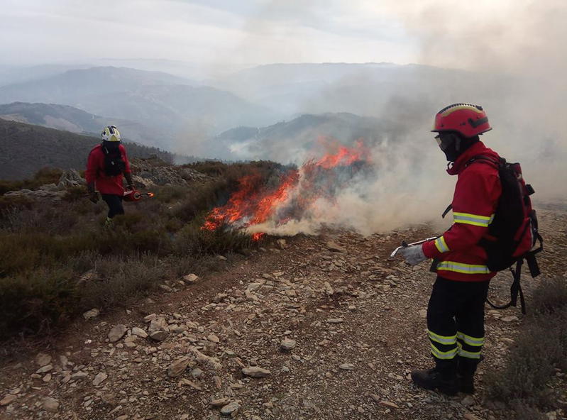 Fogo em Perafita, Vila Real, em fase de resolução