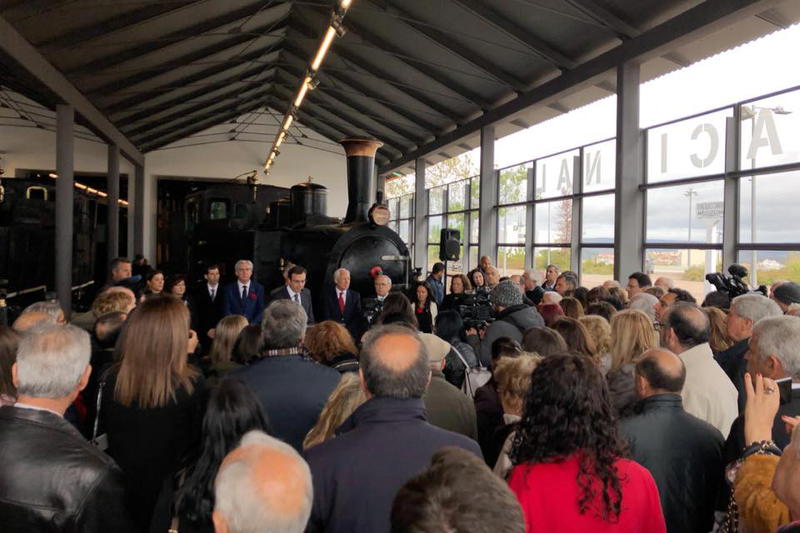 Inauguração do Museu Ferroviário em Bragança 