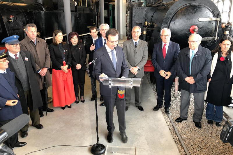 Inauguração do Museu Ferroviário em Bragança 