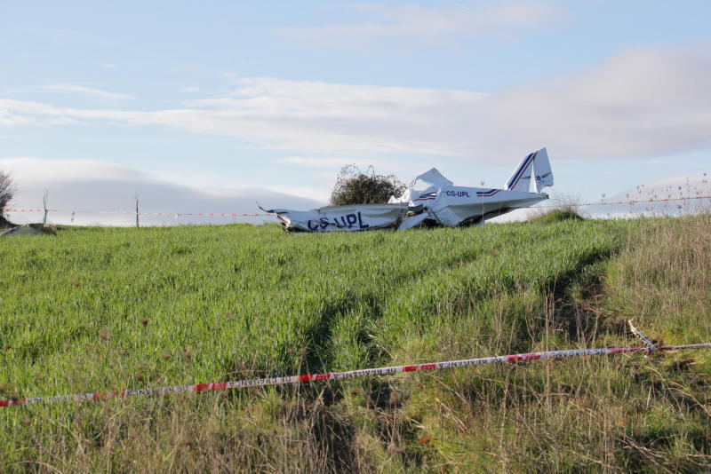Avião que caiu em Bragança sofreu “falha estrutural catastrófica” da asa direita