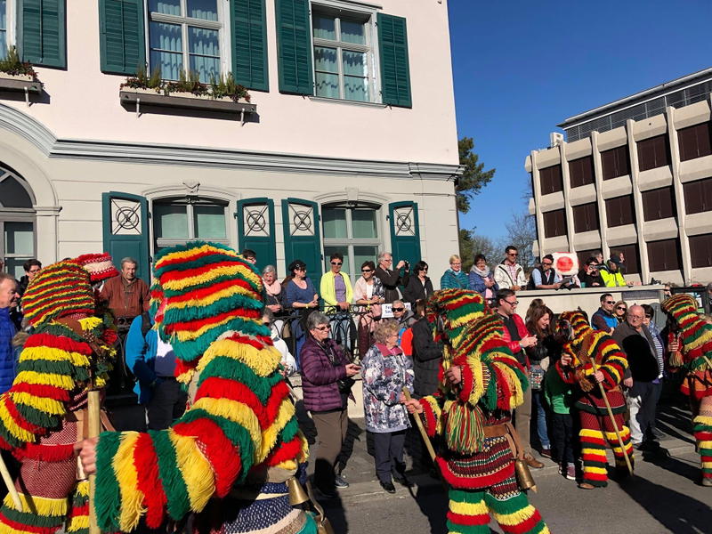 Caretos de Podence, no festival europeu de Máscaras na Suíça