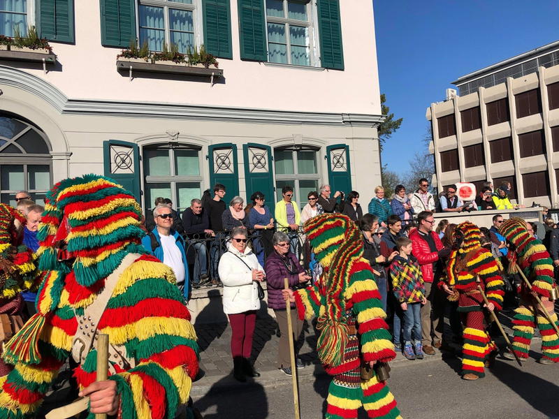 Caretos de Podence, no festival europeu de Máscaras na Suíça
