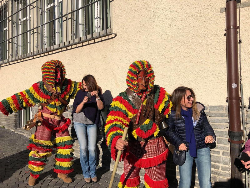 Caretos de Podence, no festival europeu de Máscaras na Suíça