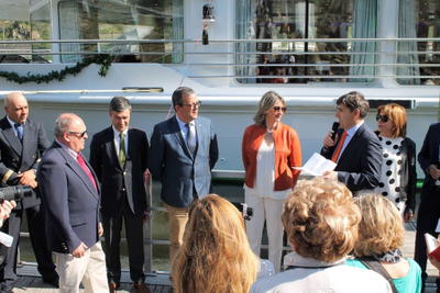 Presidente de Sabrosa para apadrinhar o navio Miguel Torga