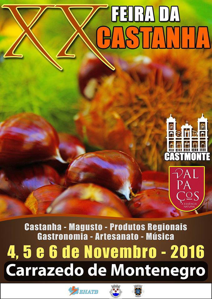XX Castmonte, Feira da Castanha de 4 a 6 Nov.