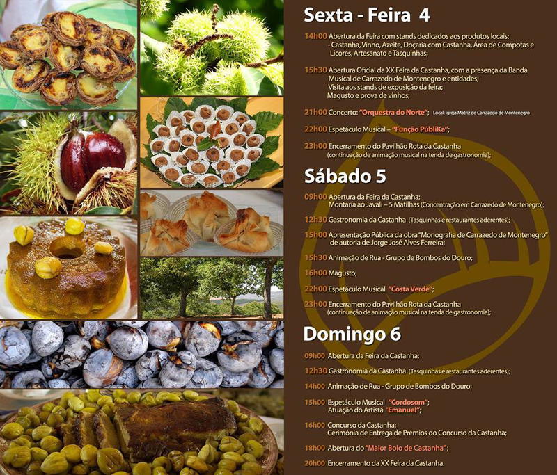 XX Castmonte, Feira da Castanha de 4 a 6 Nov.