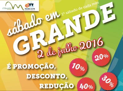Promoções, descontos e reduções em 100 no comércio tradicional