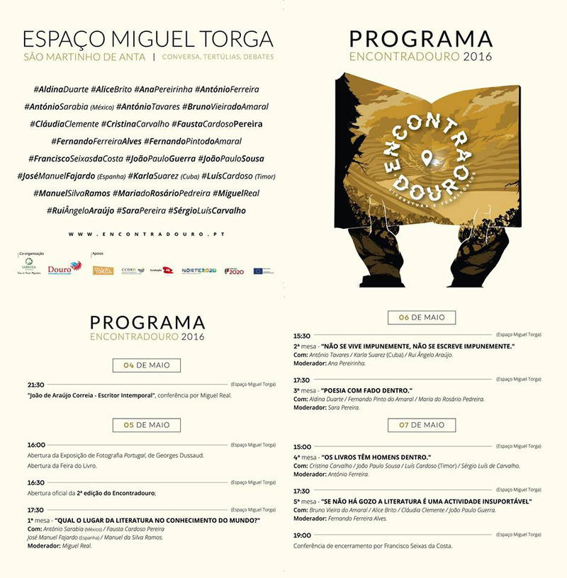 Festival literário Encontradouro regressa entre 04 e 07 de Maio