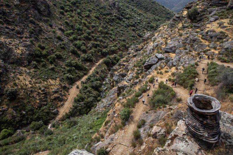 Calçada de Alpajares na rota dos Caminhos de Santiago