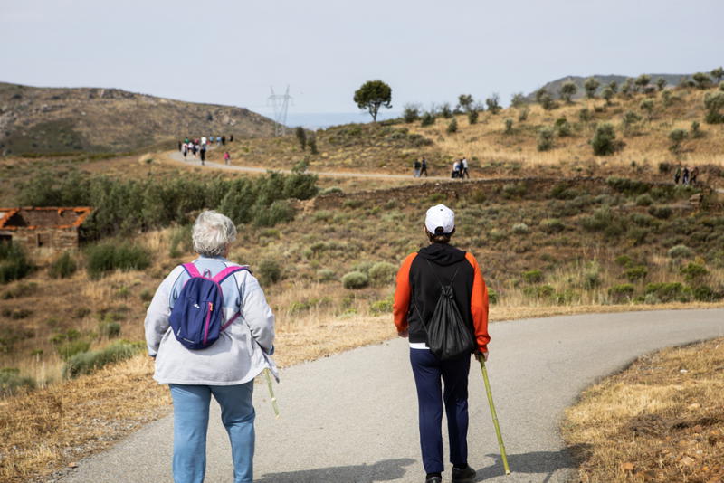 Calçada de Alpajares na rota dos Caminhos de Santiago