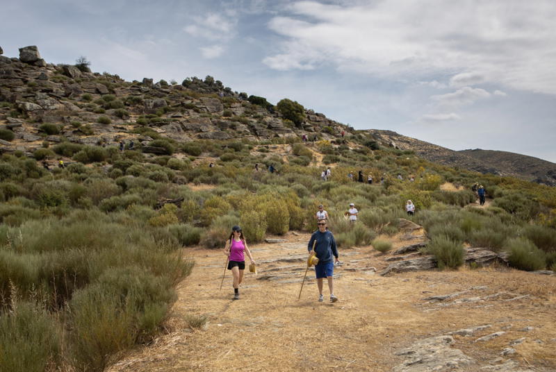 Calçada de Alpajares na rota dos Caminhos de Santiago